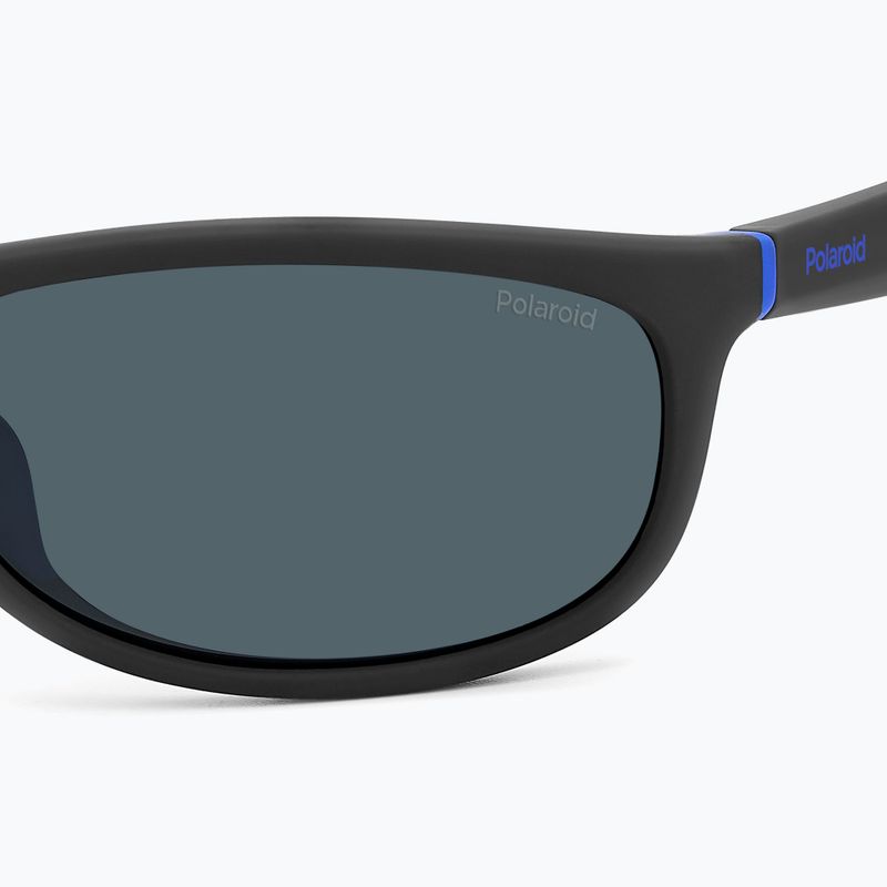Occhiali da sole Polaroid PLD 2154/S nero opaco blu/blu polarizzato 5