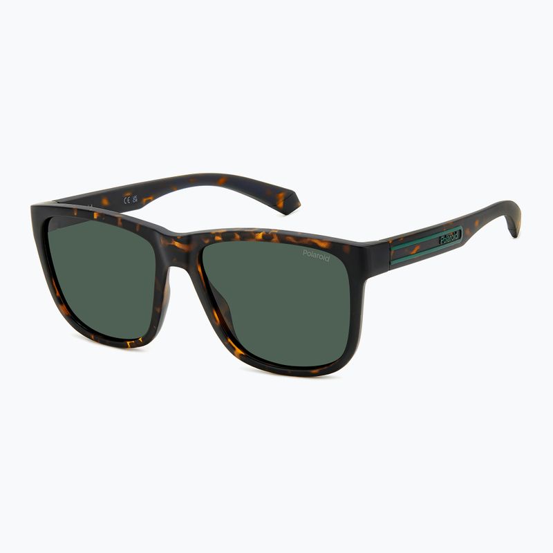 Occhiali da sole Polaroid PLD 2155/S da uomo marrone opaco avana/verde polarizzato 2