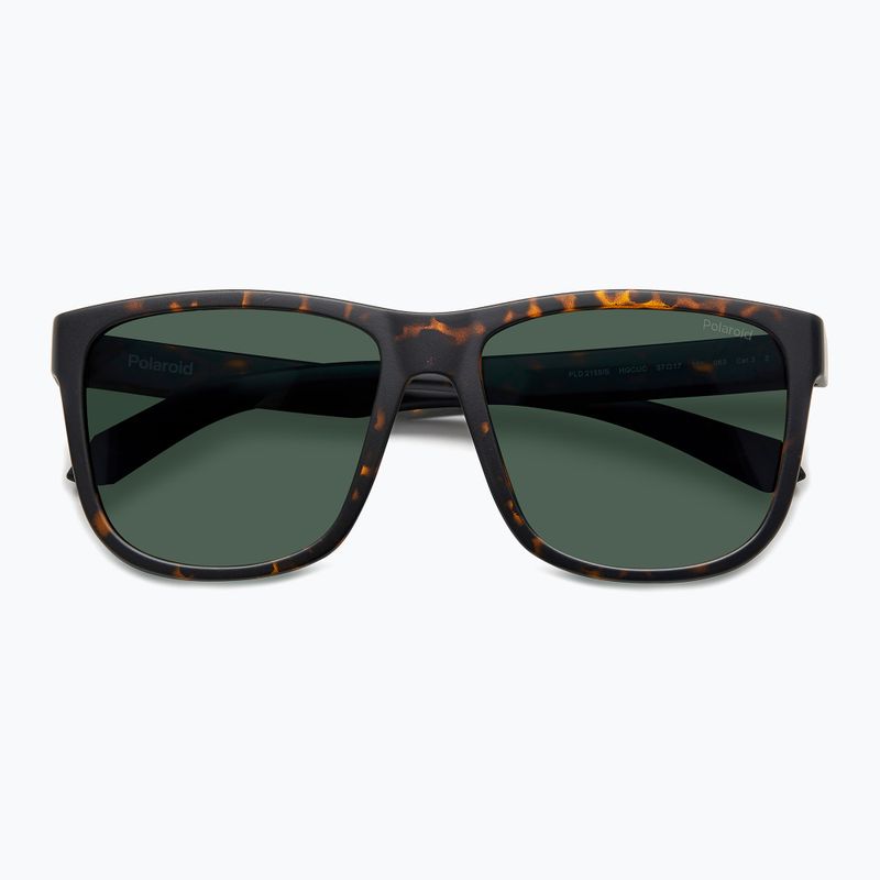 Occhiali da sole Polaroid PLD 2155/S da uomo marrone opaco avana/verde polarizzato 4