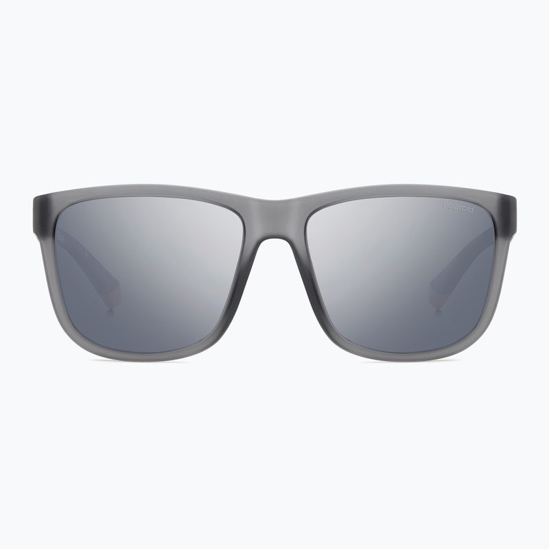 Occhiali da sole Polaroid PLD 2155/S grigio opaco/grigio argento specchiato polarizzati da uomo 3