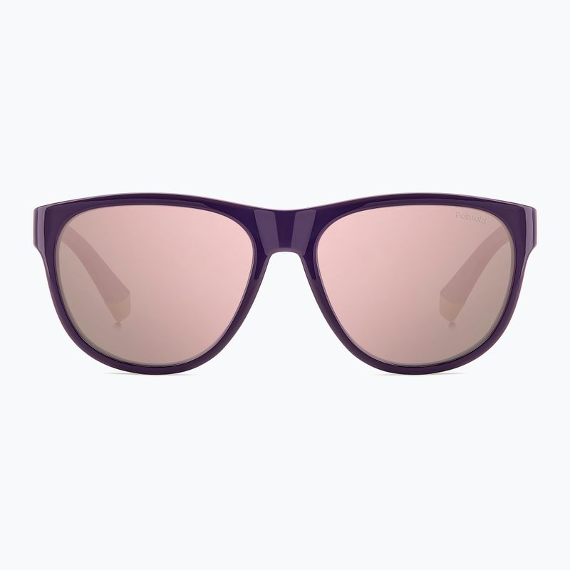 Occhiali da sole Polaroid PLD 2156/S viola/oro rosa multistrato polarizzati 3