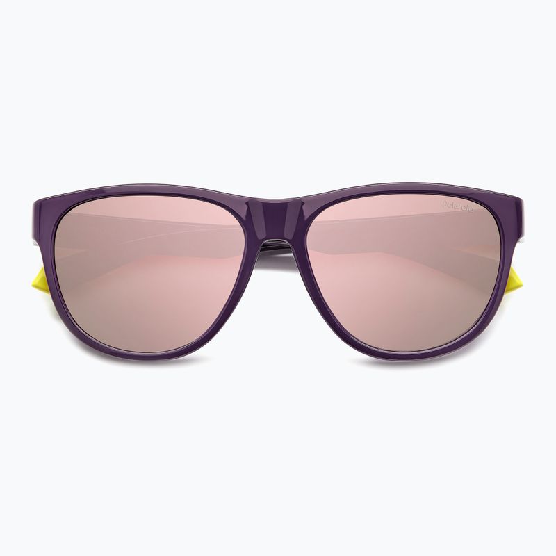 Occhiali da sole Polaroid PLD 2156/S viola/oro rosa multistrato polarizzati 4