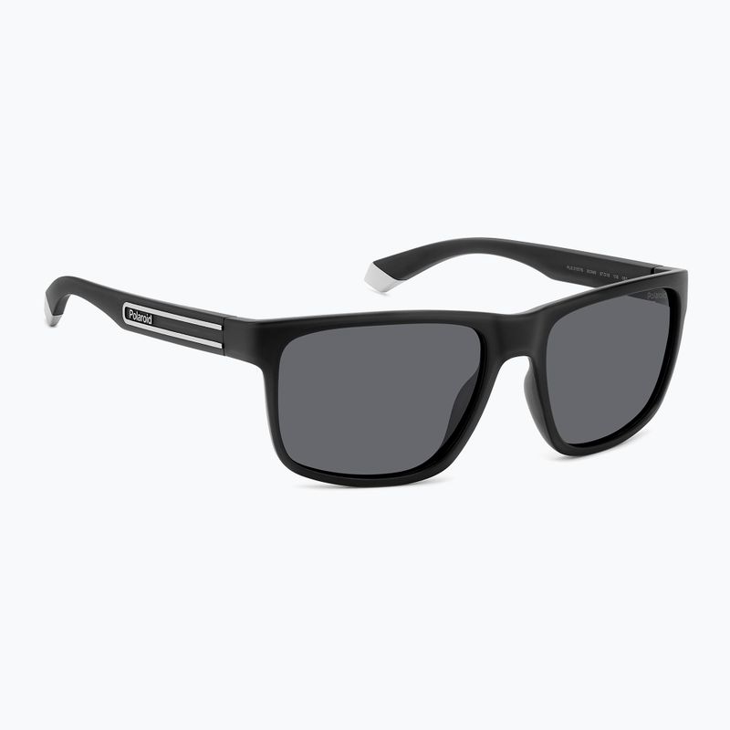 Occhiali da sole Polaroid PLD 2571/S nero opaco/grigio polarizzato da uomo