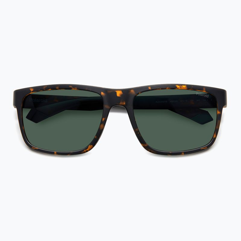 Occhiali da sole Polaroid PLD 2157/S da uomo marrone opaco avana/verde polarizzato 4