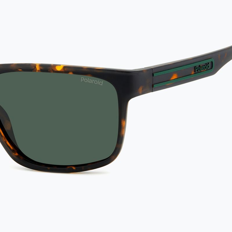 Occhiali da sole Polaroid PLD 2157/S da uomo marrone opaco avana/verde polarizzato 5