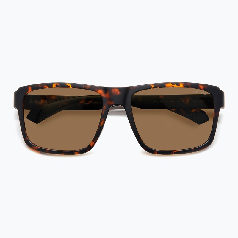Occhiali da sole Polaroid PLD 2158/S marrone opaco havana/bronzo polarizzati da uomo 4