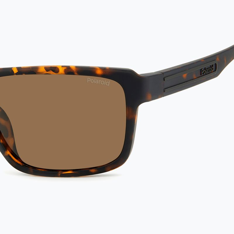 Occhiali da sole Polaroid PLD 2158/S marrone opaco havana/bronzo polarizzati da uomo 5