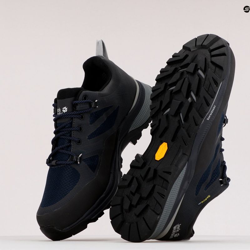 Jack Wolfskin Uomo Force Striker Texapore Low stivali da trekking blu scuro/phantom 9