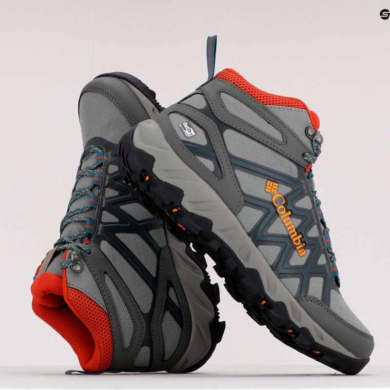 Columbia Peakfreak X2 Mid Outdry stratus/mango scarpe da trekking da donna 10