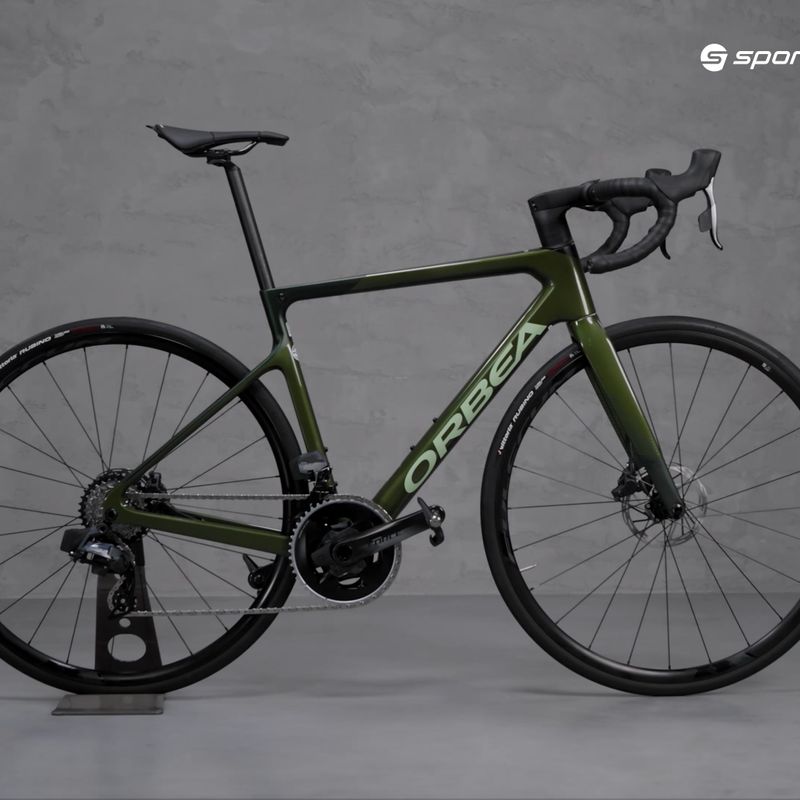 Orbea Orca M21e Team PWR 2022 bicicletta da strada verde militare/verde scuro 14
