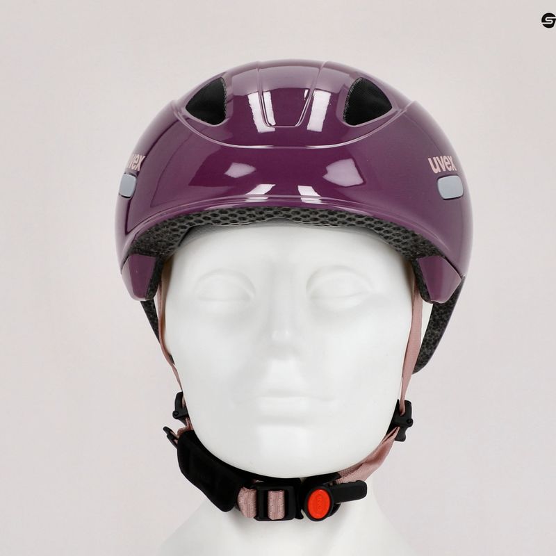 Casco da bici per bambini UVEX Oyo plum-dust rose 9