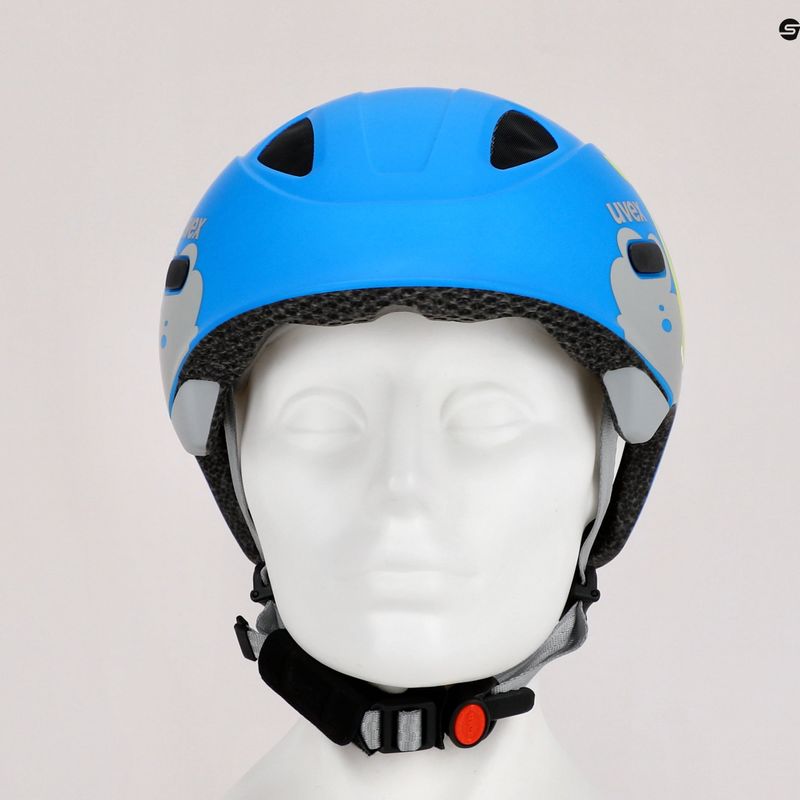 Casco da bici per bambini UVEX Oyo Style dino blu opaco 10