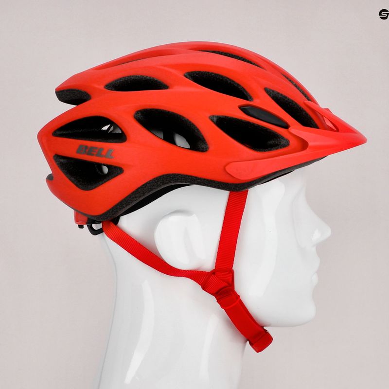 Casco da bici Bell Tracker rosso macchina opaco 9