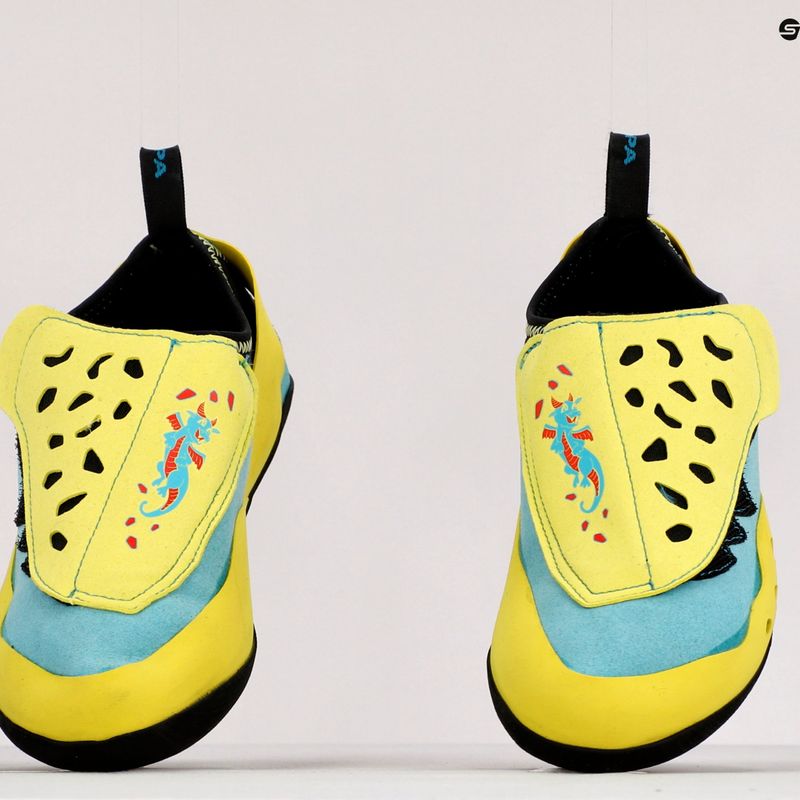 SCARPA scarpe da arrampicata per bambini Piki J maldive/giallo 9