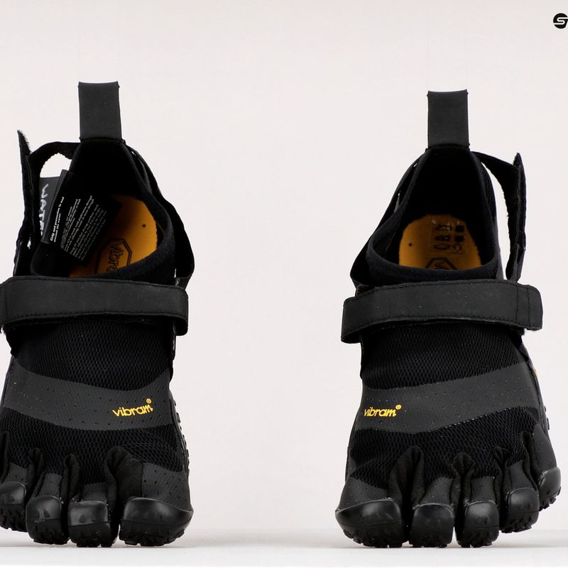 Scarpe Vibram FiveFingers V-Aqua nere da uomo 9