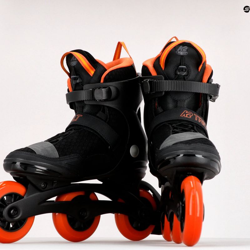Pattini da uomo K2 Trio LT 100 2022 nero/arancio 11