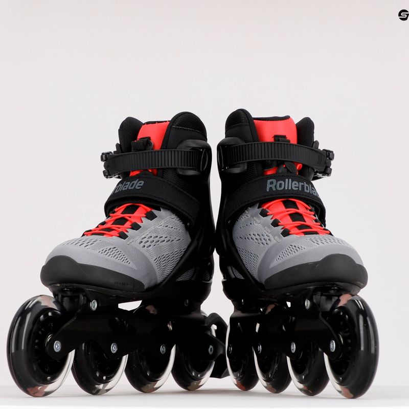 Pattini a rotelle Rollerblade Macroblade 90 W da donna, grigio neutro/rosa paradiso 9