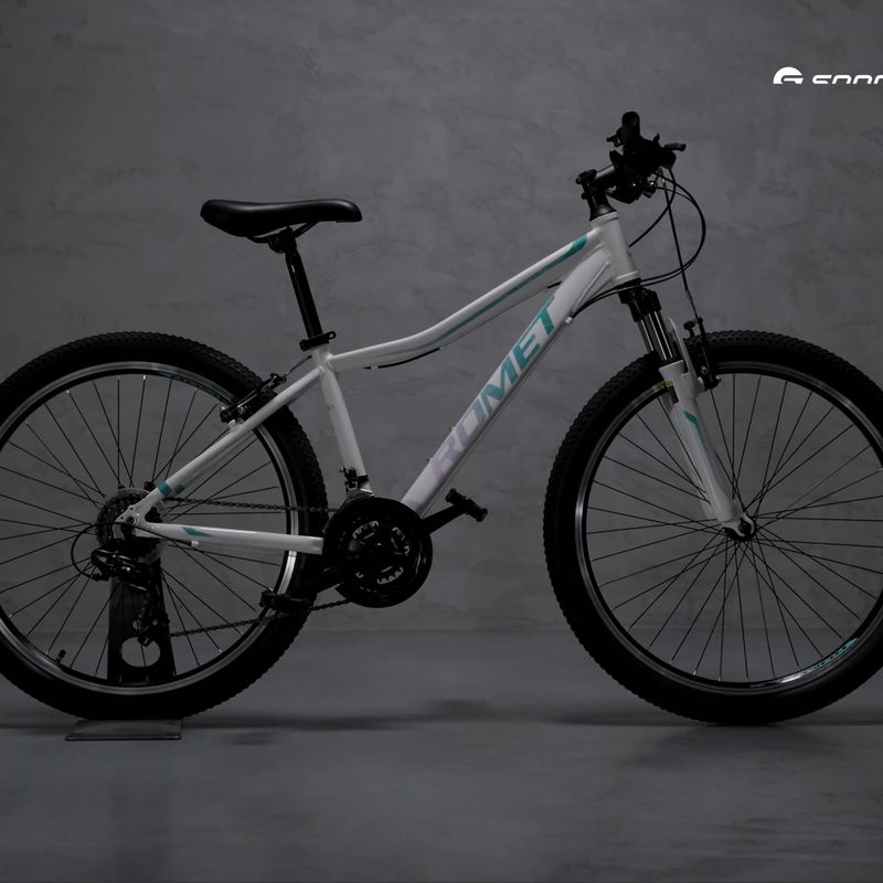 Mountain bike donna Romet Jolene 6.1 bianco/verde/viola 13