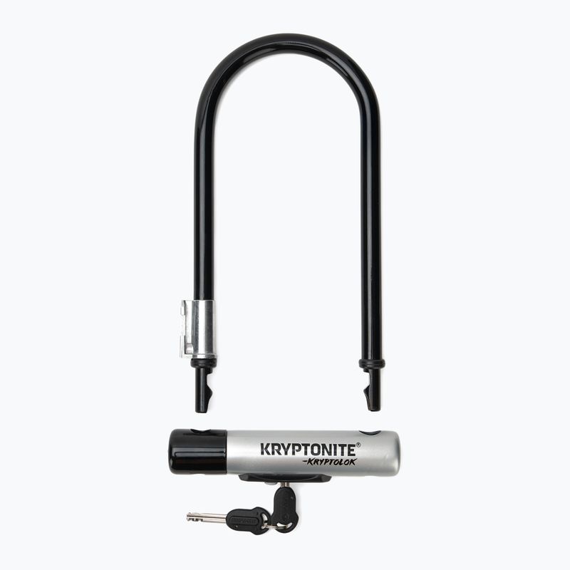 Kryptonite Kryptolok Standard U-Lock + cavo Kryptoflex nero/grigio lucchetto per bicicletta 2
