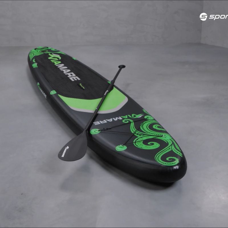 Tavola da SUP Viamare 330 S octopus verde/nero 11