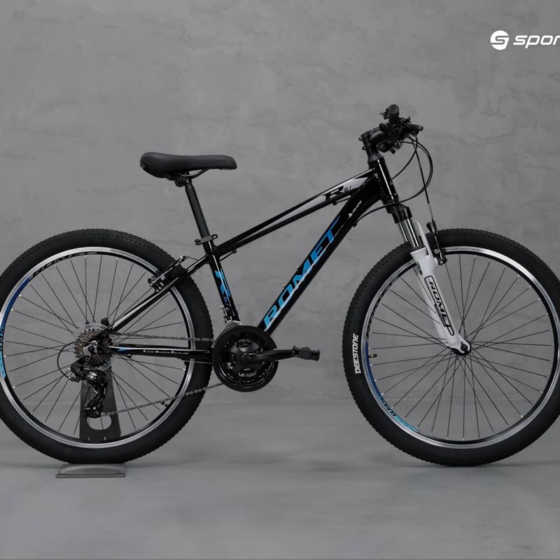 Romet Rambler R6.1 mountain bike nero/blu 14
