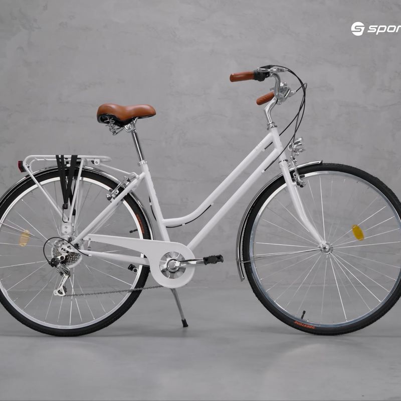 Bicicletta da donna Romet Vintage Eco D bianco 15