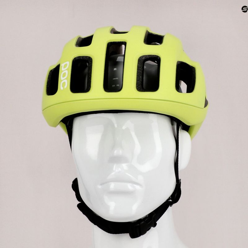 Casco da bicicletta POC Ventral Air MIPS limone calcite opaco 9