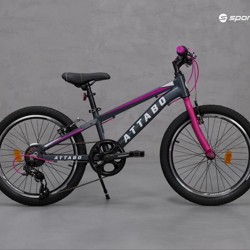 Bicicletta per bambini ATTABO Junior 20" rosa 22