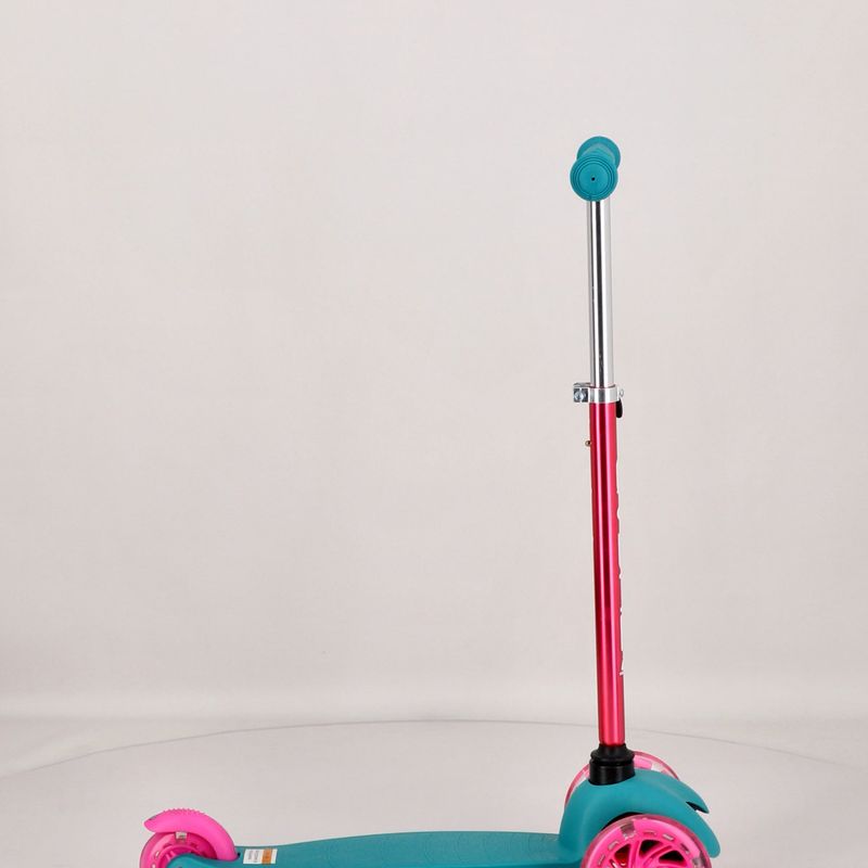 Triciclo scooter per bambini Meteor Tucan turchese/rosa 11