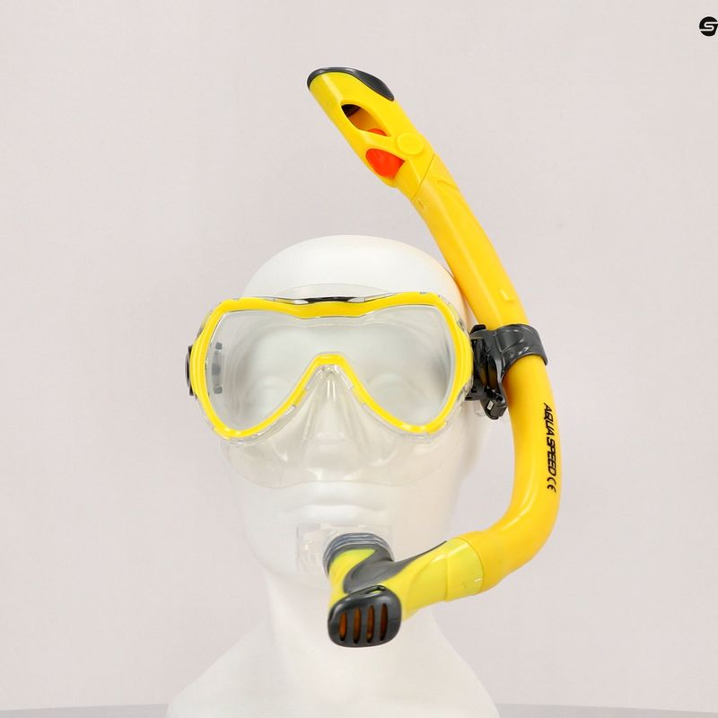 AQUA-SPEED set da sub per bambini Enzo + Evo 2022 giallo 8