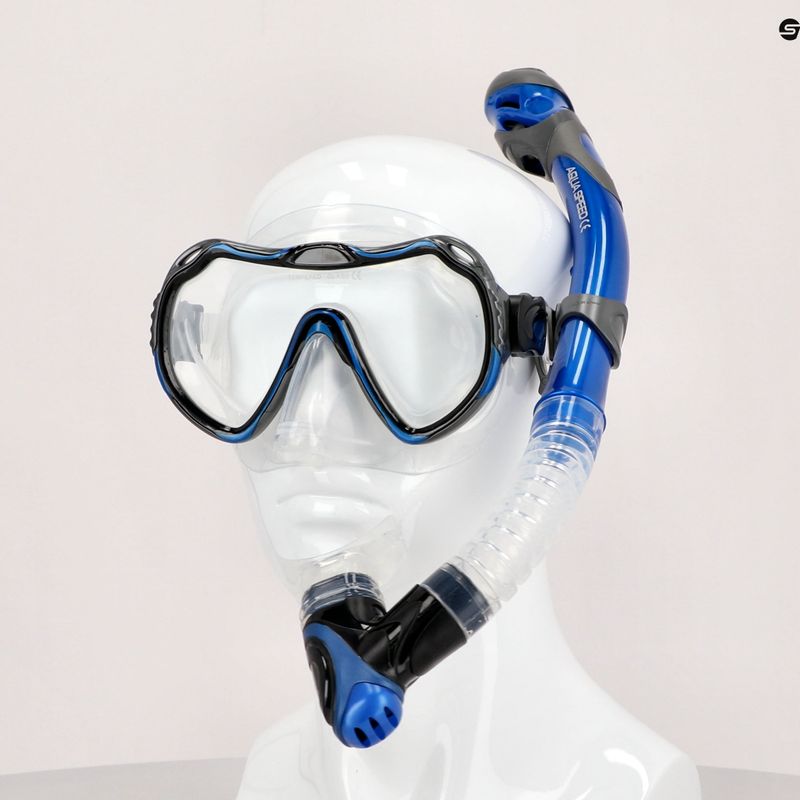 AQUA-SPEED Java + Elba 2022 set da immersione blu 7
