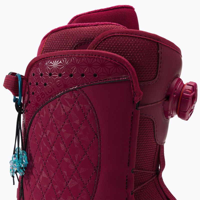 Scarponi da snowboard da donna HEAD Galore LYT Boa Coiler bordeaux 6