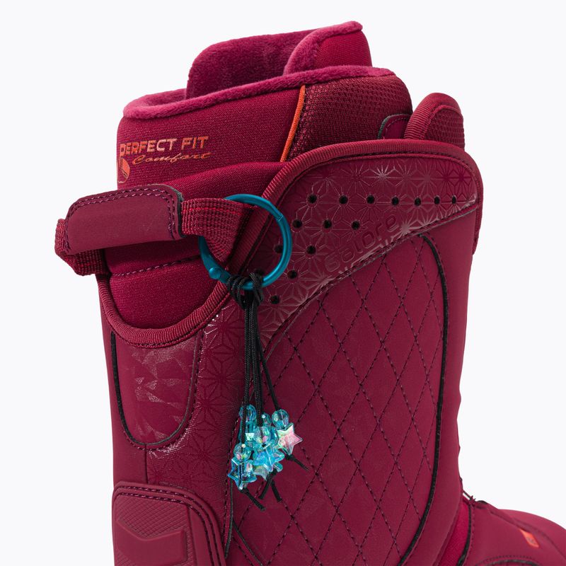 Scarponi da snowboard da donna HEAD Galore LYT Boa Coiler bordeaux 7