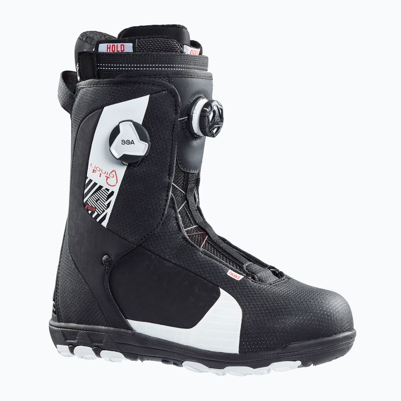 Scarponi da snowboard HEAD Four Boa Focus Liquid Fit da uomo nero/bianco 10