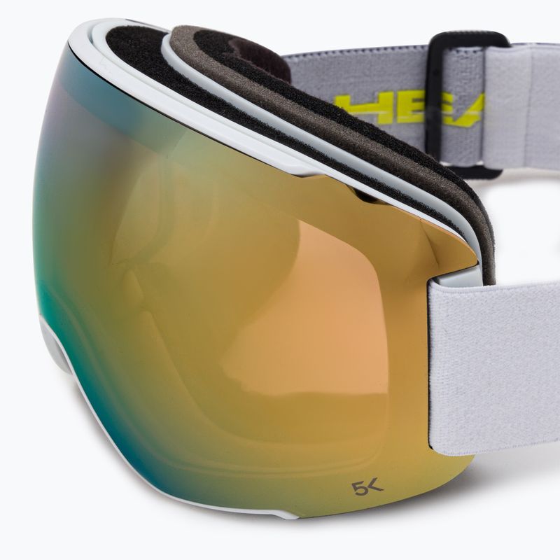 Occhiali da sci HEAD Magnify 5K oro/arancio/wcr 6