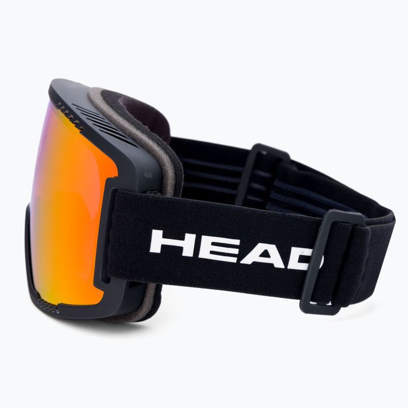 Occhiali da sci HEAD Contex rosso/nero 4