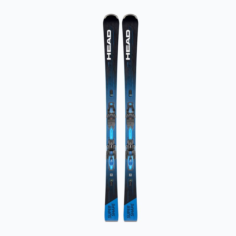 HEAD Supershape e-Titan SW SF-PR + attacchi PRD 12 nero/blu 10