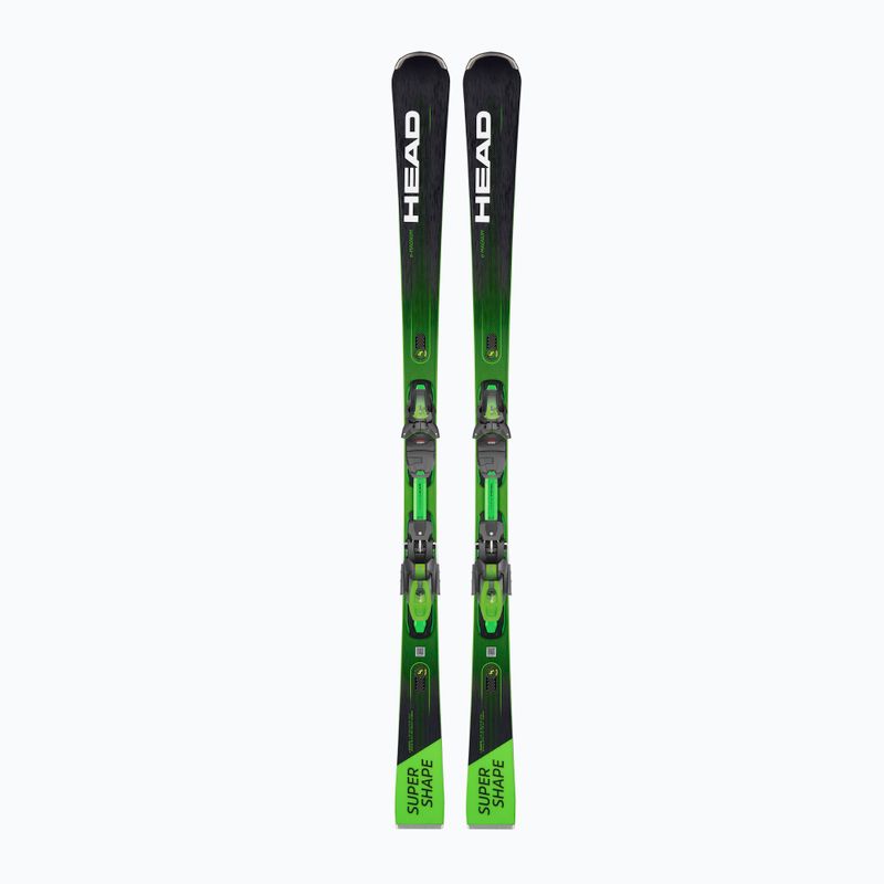 Sci da discesa HEAD Supershape e-Magnum SW SF-PR + attacco PRD 12 nero/verde 10
