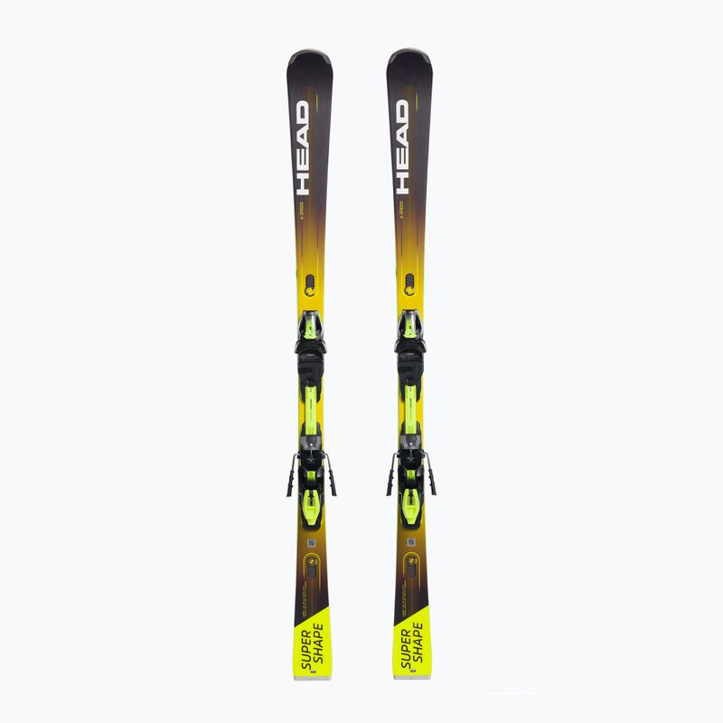 HEAD Supershape e-Speed SW SF-PR + attacchi PRD 12 nero/giallo