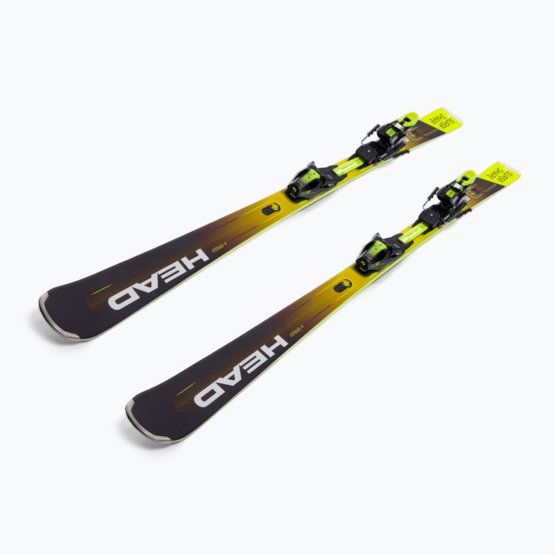HEAD Supershape e-Speed SW SF-PR + attacchi PRD 12 nero/giallo 4