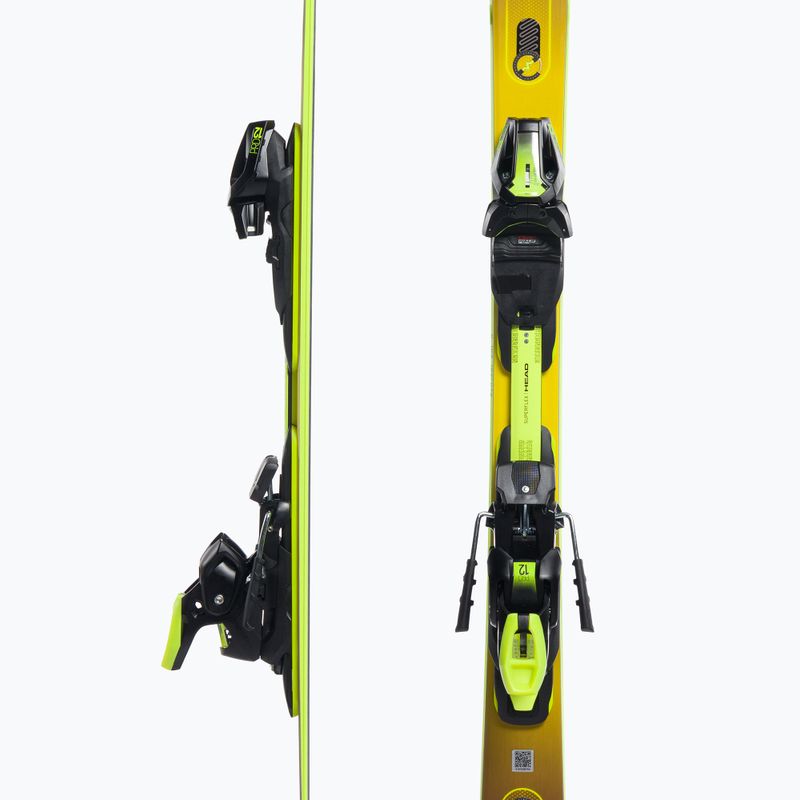 HEAD Supershape e-Speed SW SF-PR + attacchi PRD 12 nero/giallo 5