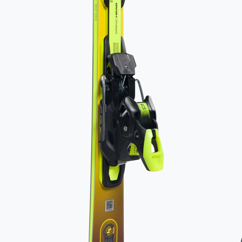 HEAD Supershape e-Speed SW SF-PR + attacchi PRD 12 nero/giallo 7