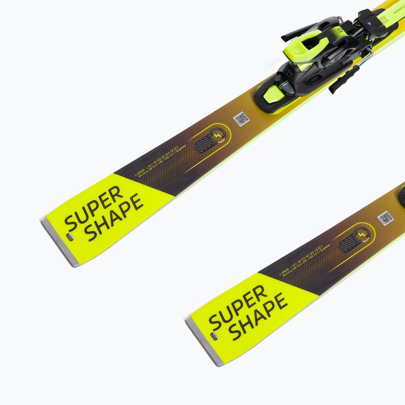 HEAD Supershape e-Speed SW SF-PR + attacchi PRD 12 nero/giallo 9