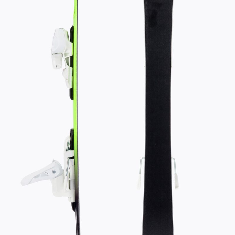 Sci da discesa per bambini HEAD Supershape Team Easy Jrs + attacchi Jrs 4.5 nero/giallo/bianco 5