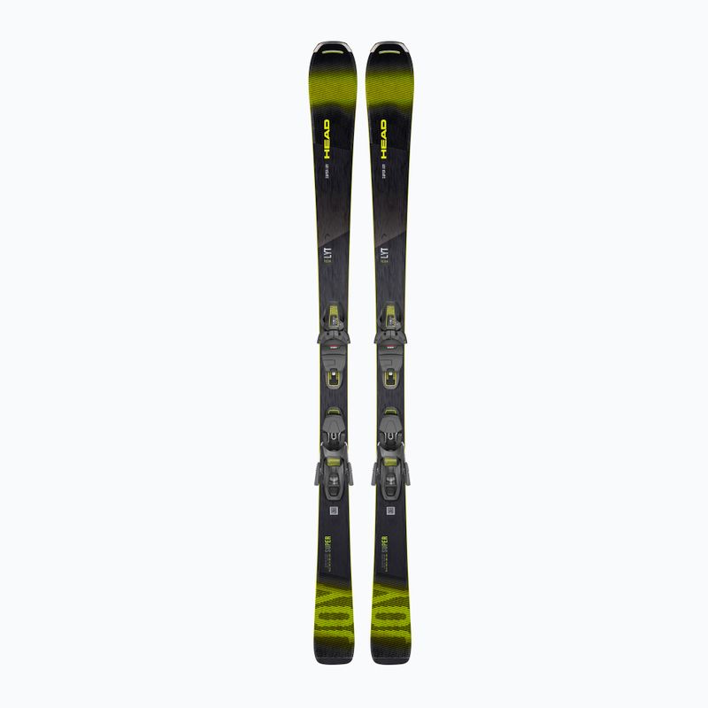 Sci alpino donna HEAD Super Joy SW SLR Joy Pro + Attacchi Joy 11 nero/giallo 10