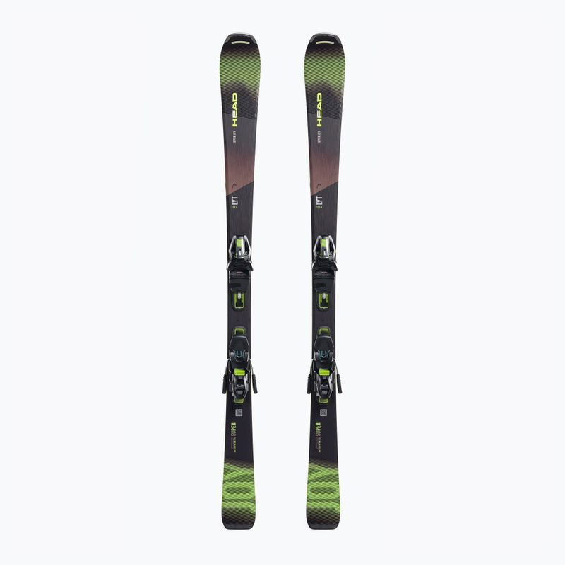 Sci alpino donna HEAD Super Joy SW SLR Joy Pro + Attacchi Joy 11 nero/giallo
