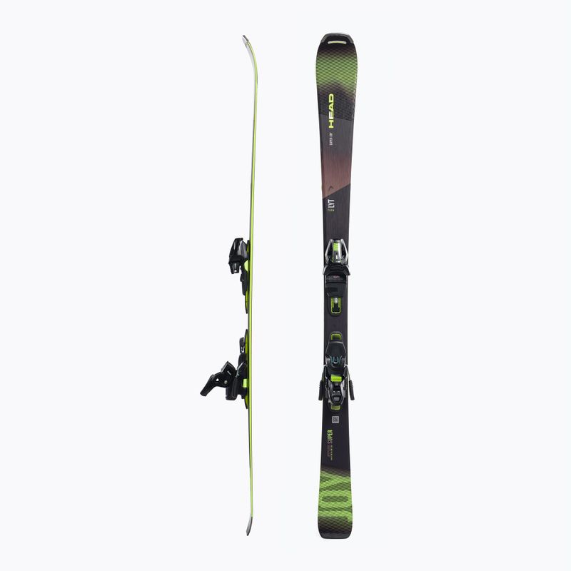 Sci alpino donna HEAD Super Joy SW SLR Joy Pro + Attacchi Joy 11 nero/giallo 2
