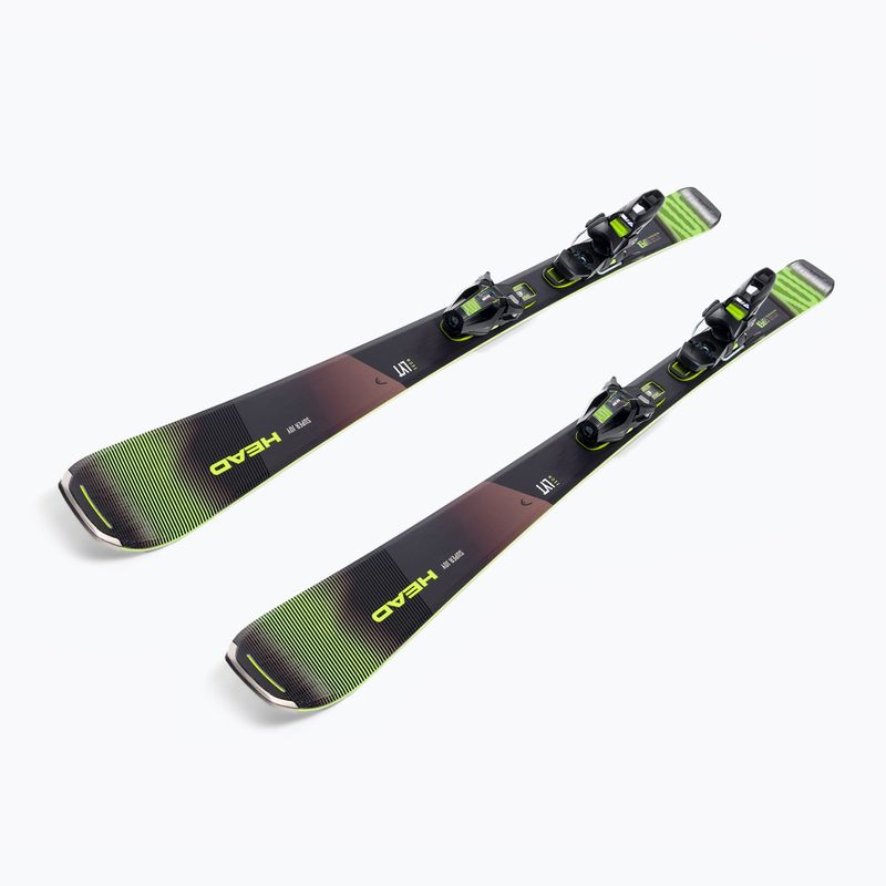 Sci alpino donna HEAD Super Joy SW SLR Joy Pro + Attacchi Joy 11 nero/giallo 4