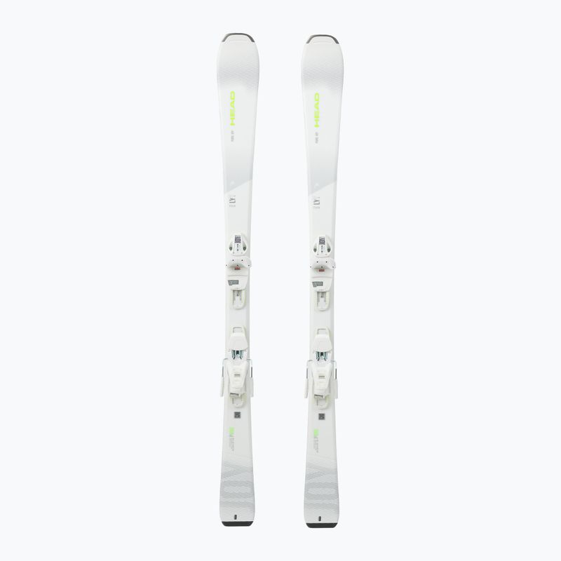 Sci da discesa da donna HEAD Pure Joy SLR Joy Pro + attacchi Joy 9 bianco