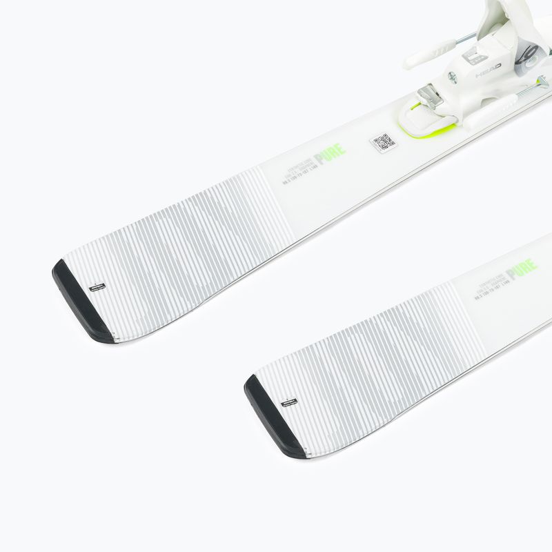 Sci da discesa da donna HEAD Pure Joy SLR Joy Pro + attacchi Joy 9 bianco 9